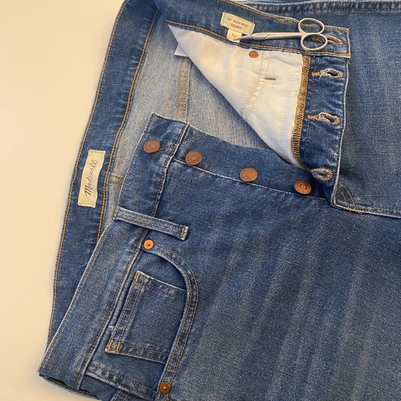 Madewell 10" High Rise Skinny Exposed Button Fly Size 31 - Picture 9 of 15